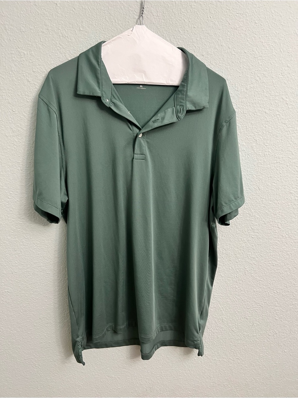 J. Crew Men's Sage Green Performance Polo